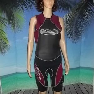 Quiksilver Womens' Stitch 2/2 Shortie Wetsuit-M